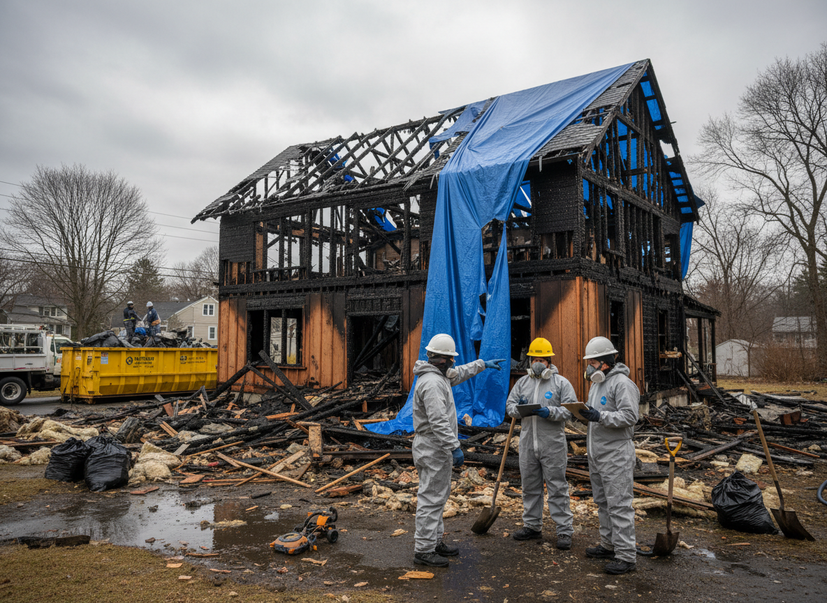 Fire Damage restoration in Boardman Avenue
