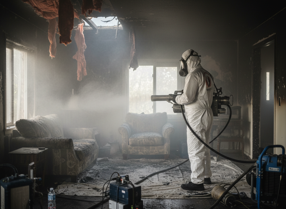 Odor removal after fire in Saugus